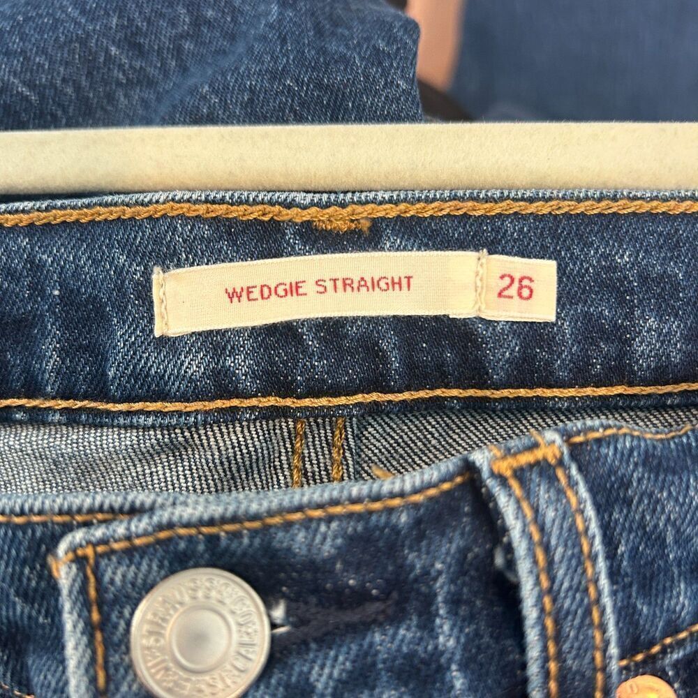 Levi's Premium Wedgie Straight Fit Women's Jeans Size 26 - Picture 11 of 12